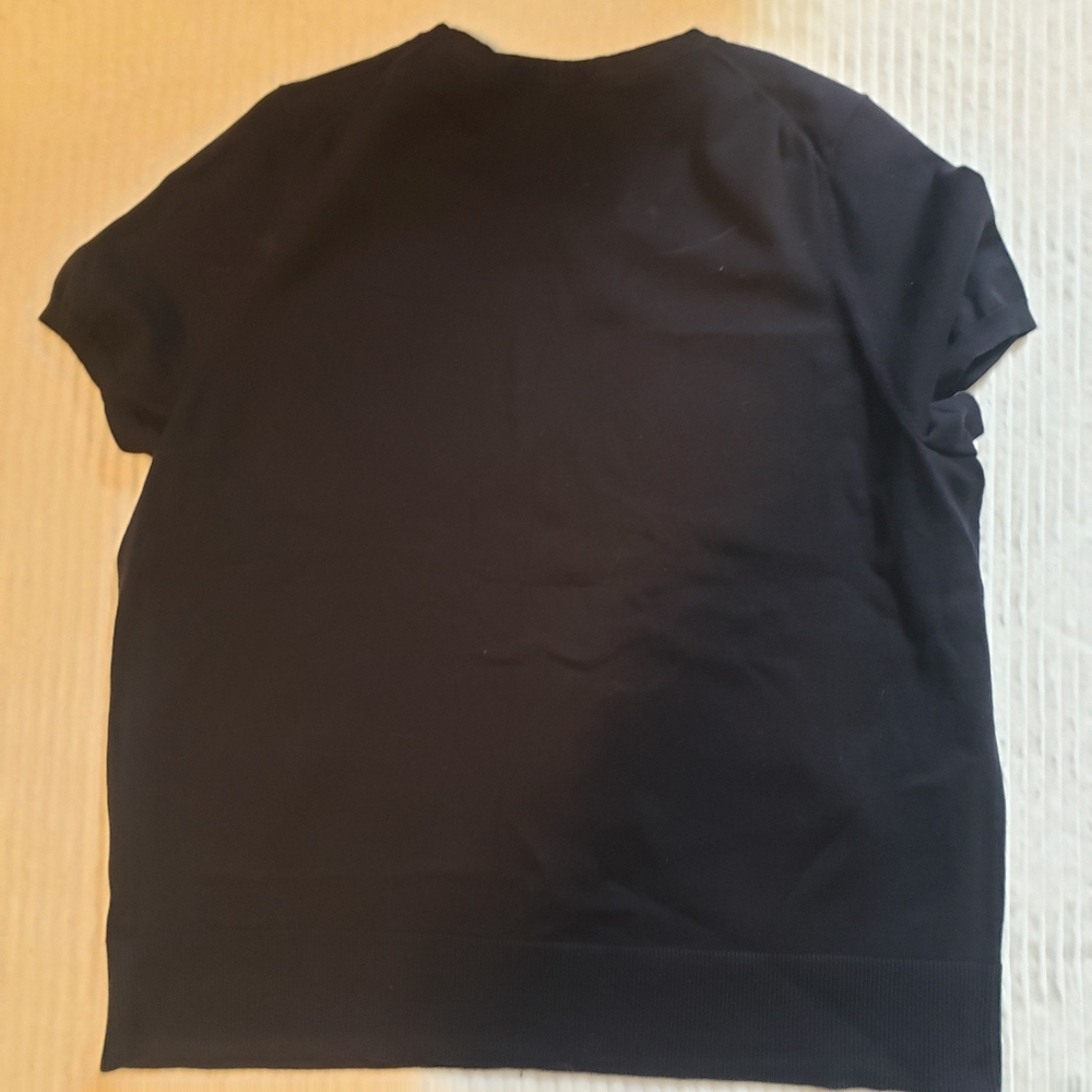 Lands End Black T Shirt 2X